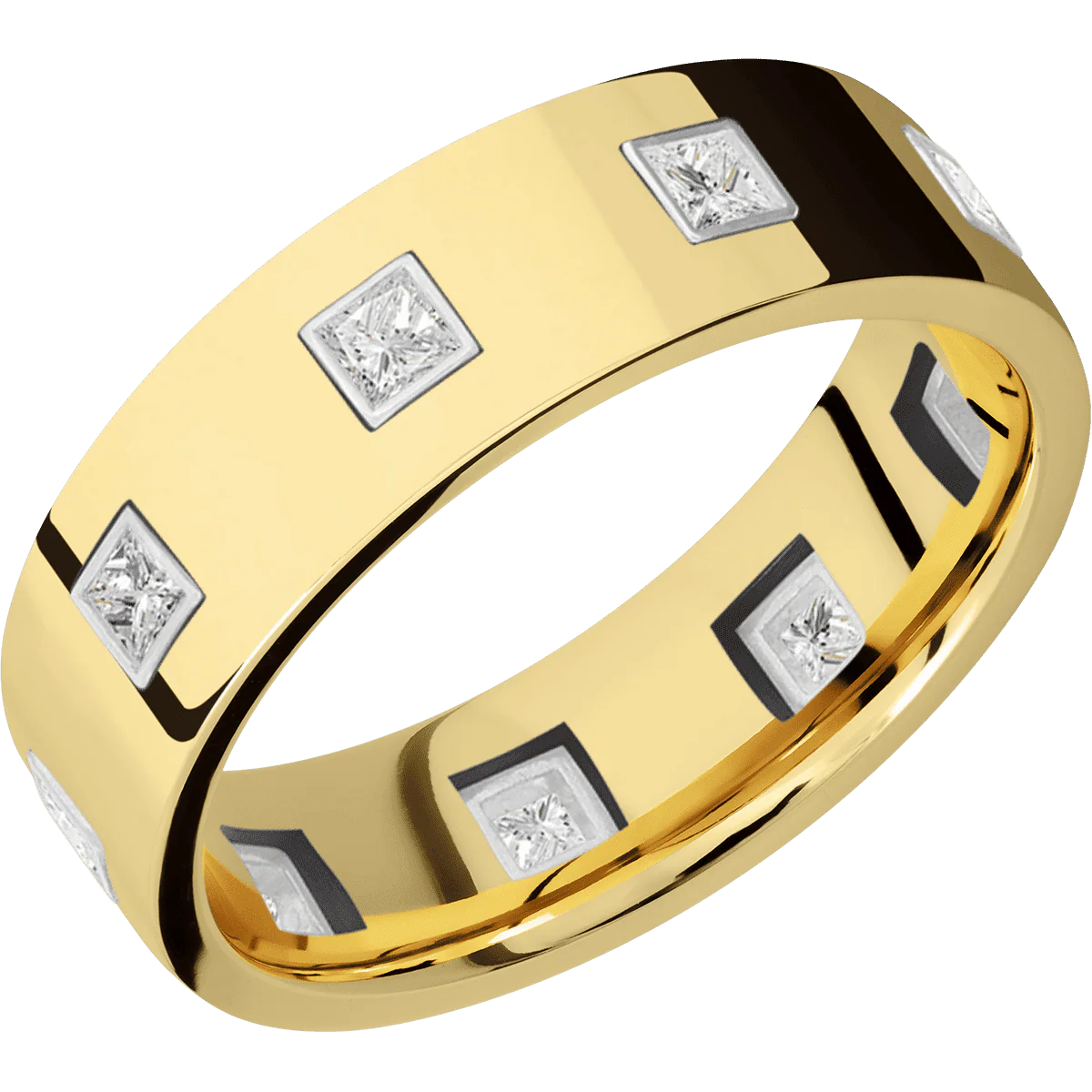18K Yellow Gold + Polish Finish - Image 2