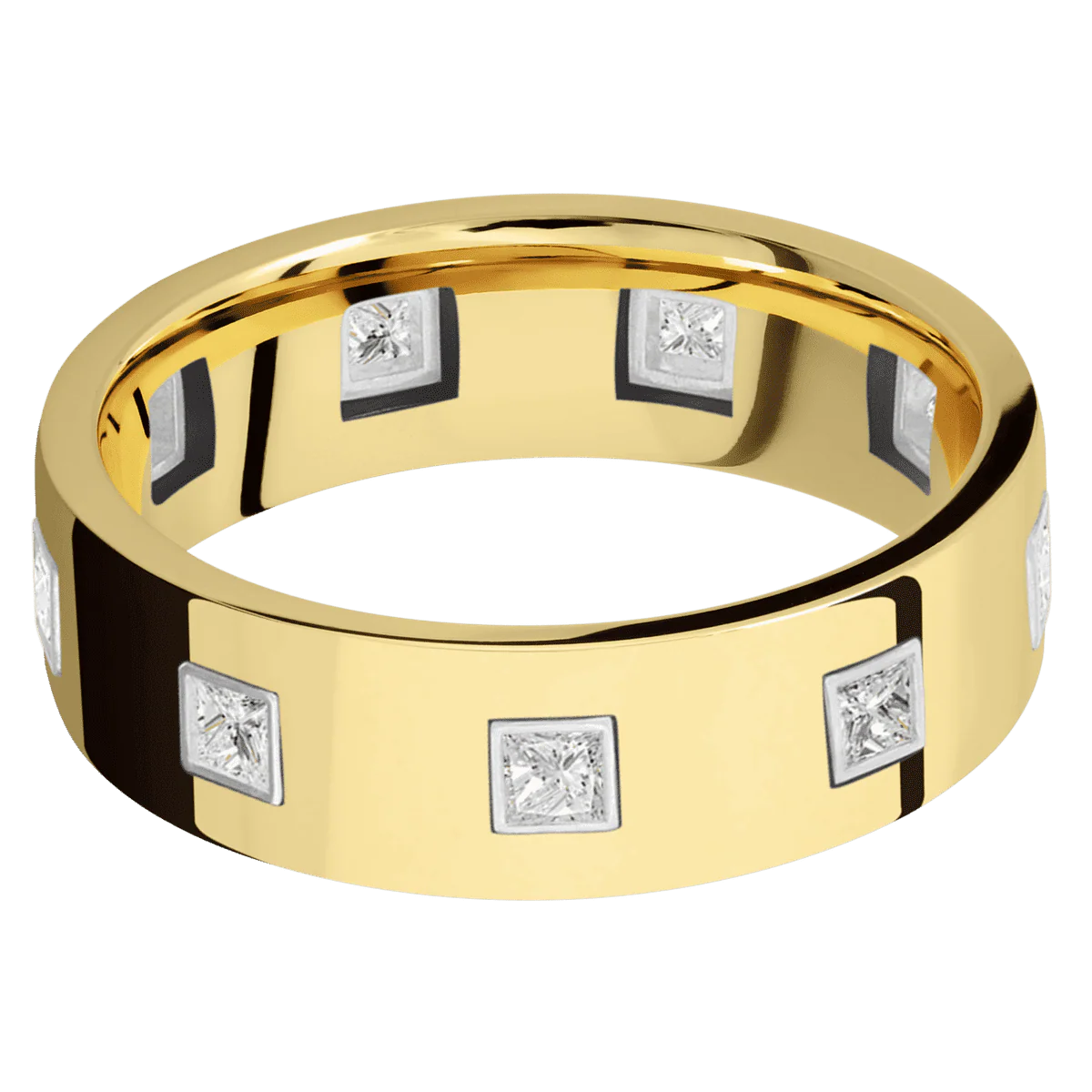 18K Yellow Gold + Polish Finish - Image 3