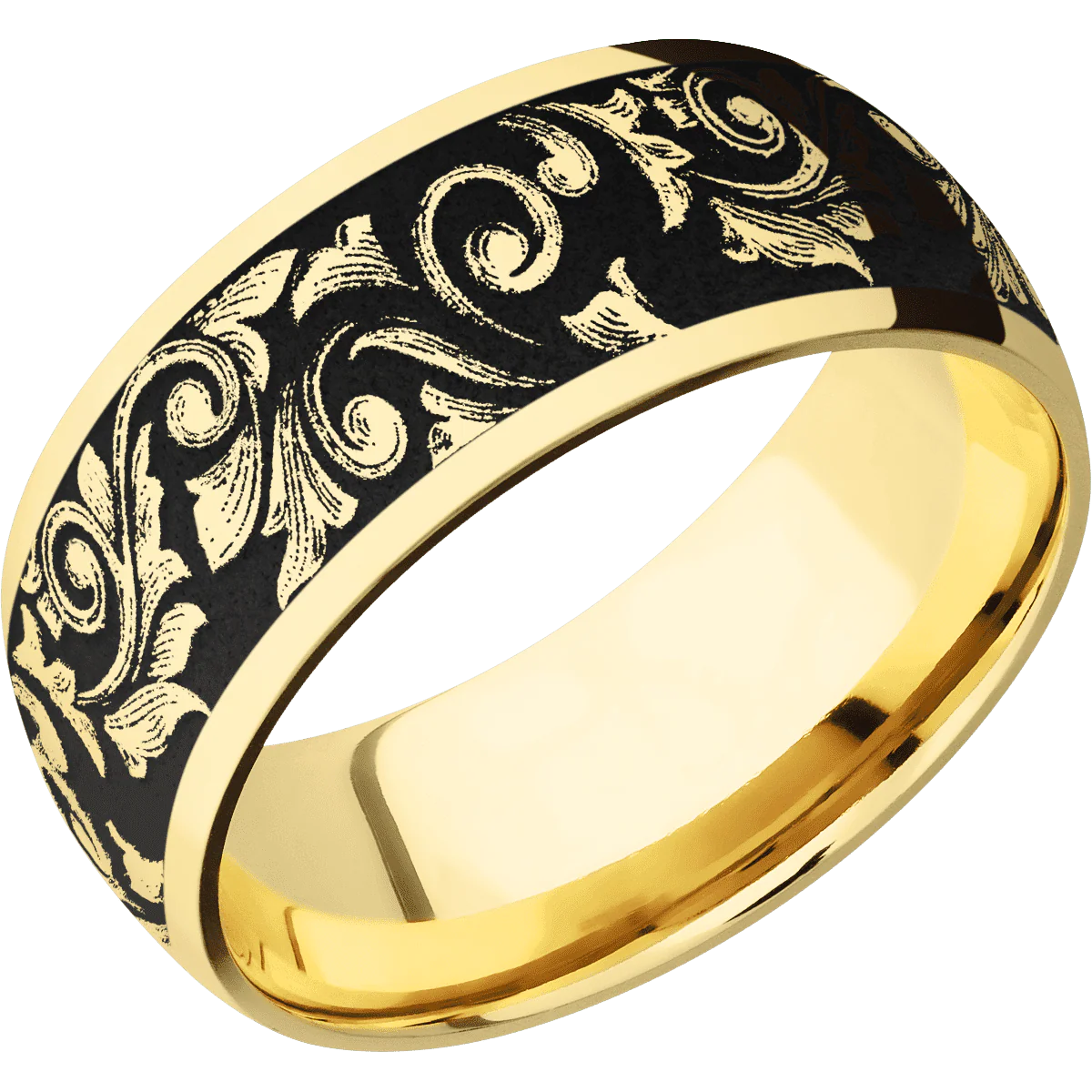 18K Yellow Gold + Polish Finish - Image 2