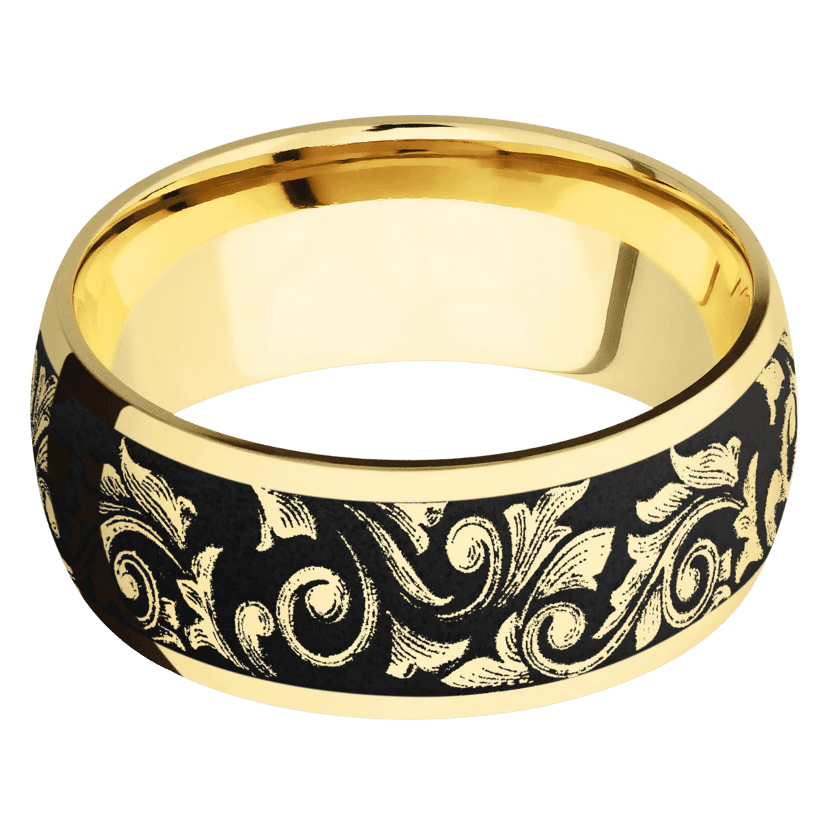 18K Yellow Gold + Polish Finish - Image 3