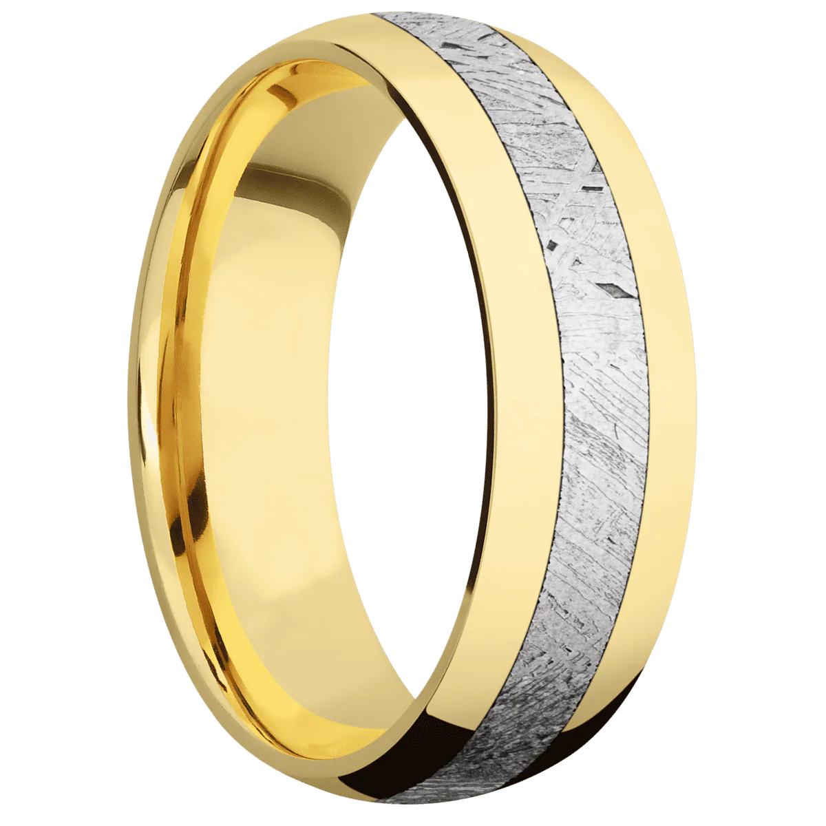 18K Yellow Gold + Polish Finish