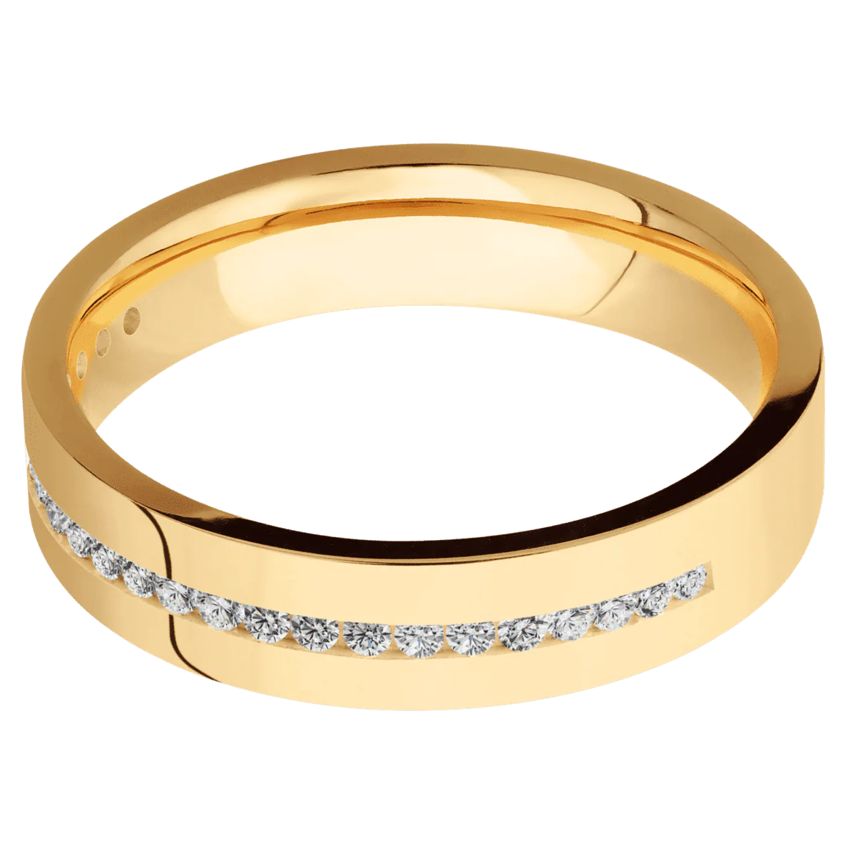 18K Yellow Gold + Polish Finish - Image 3