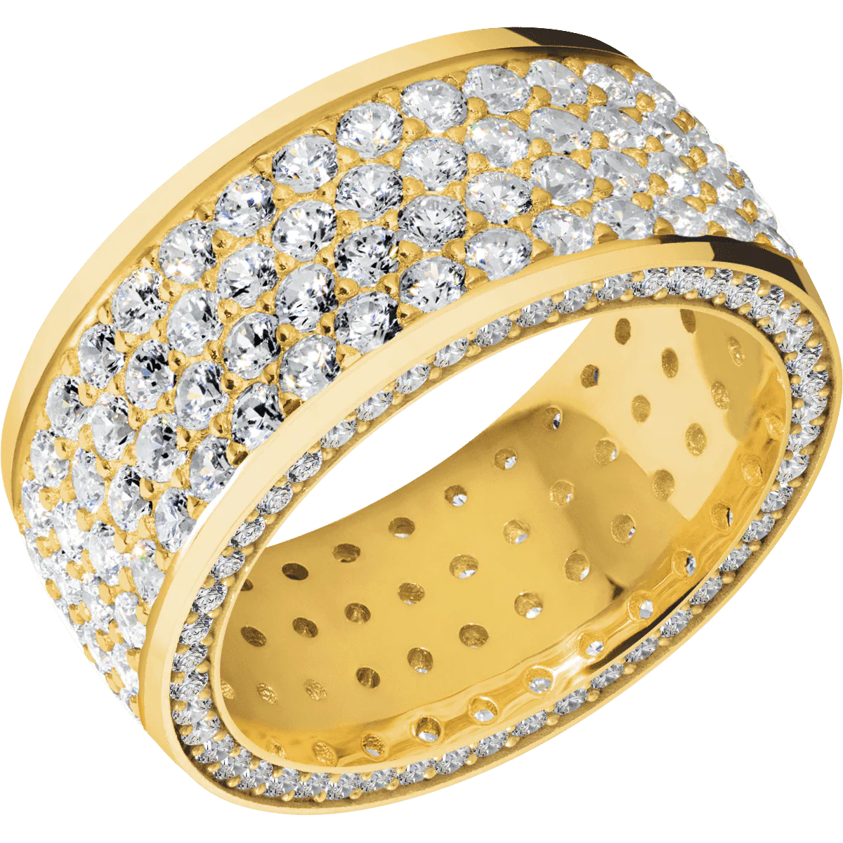 18K Yellow Gold + Polish Finish - Image 2