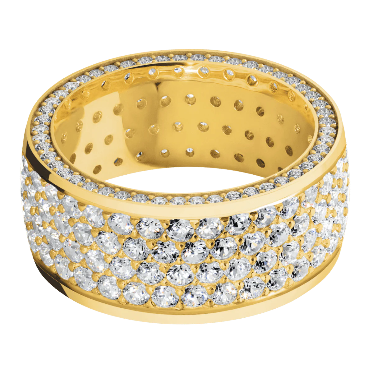 18K Yellow Gold + Polish Finish - Image 3
