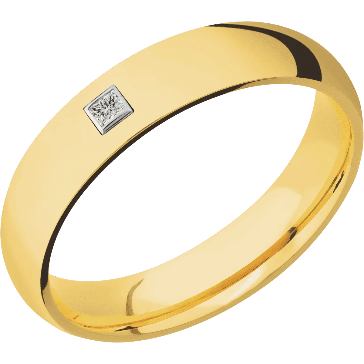 18K Yellow Gold + Polish Finish - Image 2