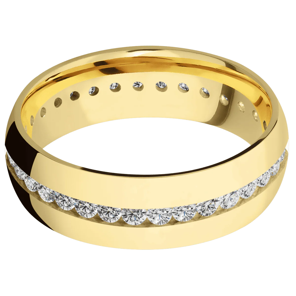 18K Yellow Gold + Polish Finish - Image 3