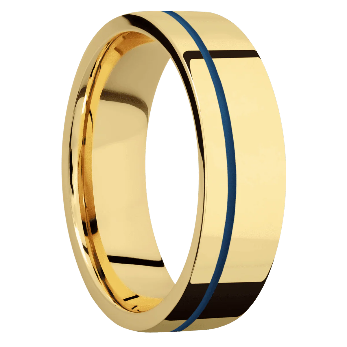 18K Yellow Gold + Polish , Polish Finish