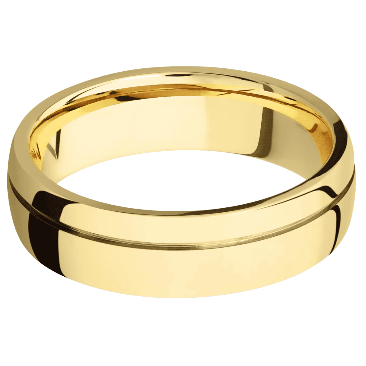 18K Yellow Gold + Polish , Polish Finish - Image 3