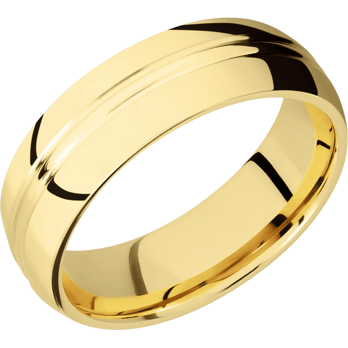 18K Yellow Gold + Polish , Polish Finish - Image 2