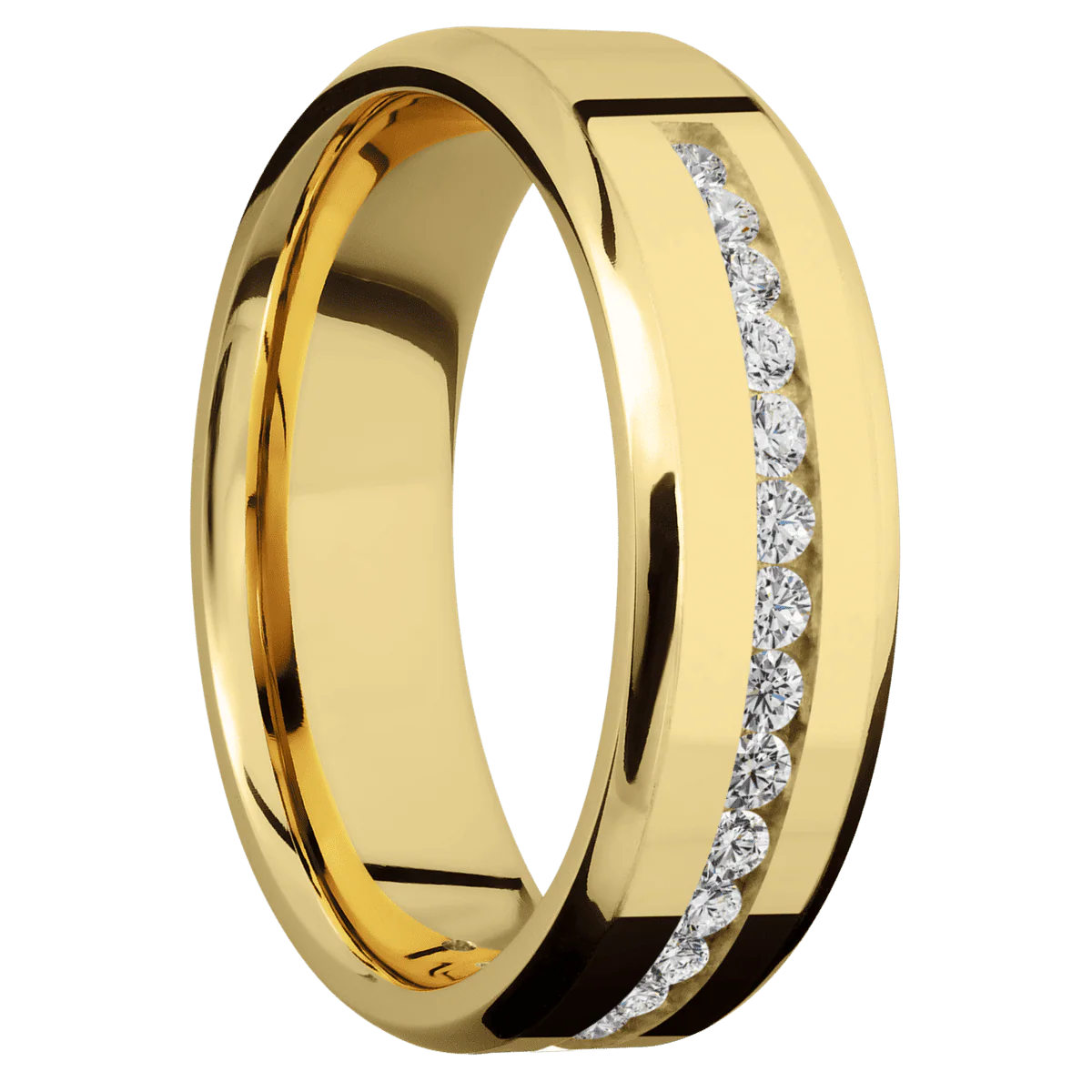 18K Yellow Gold + Polish , Polish Finish
