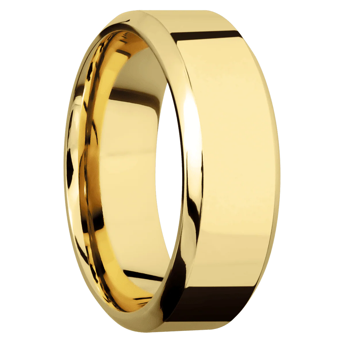 18K Yellow Gold + Polish , Polish Finish