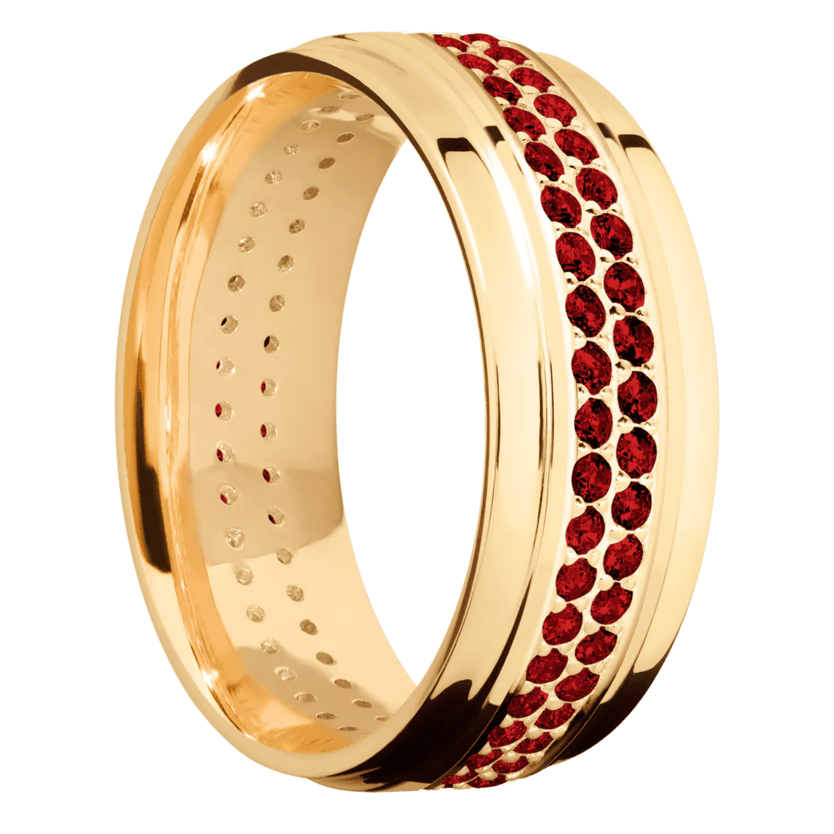 18K Yellow Gold + Polish , Polish Finish