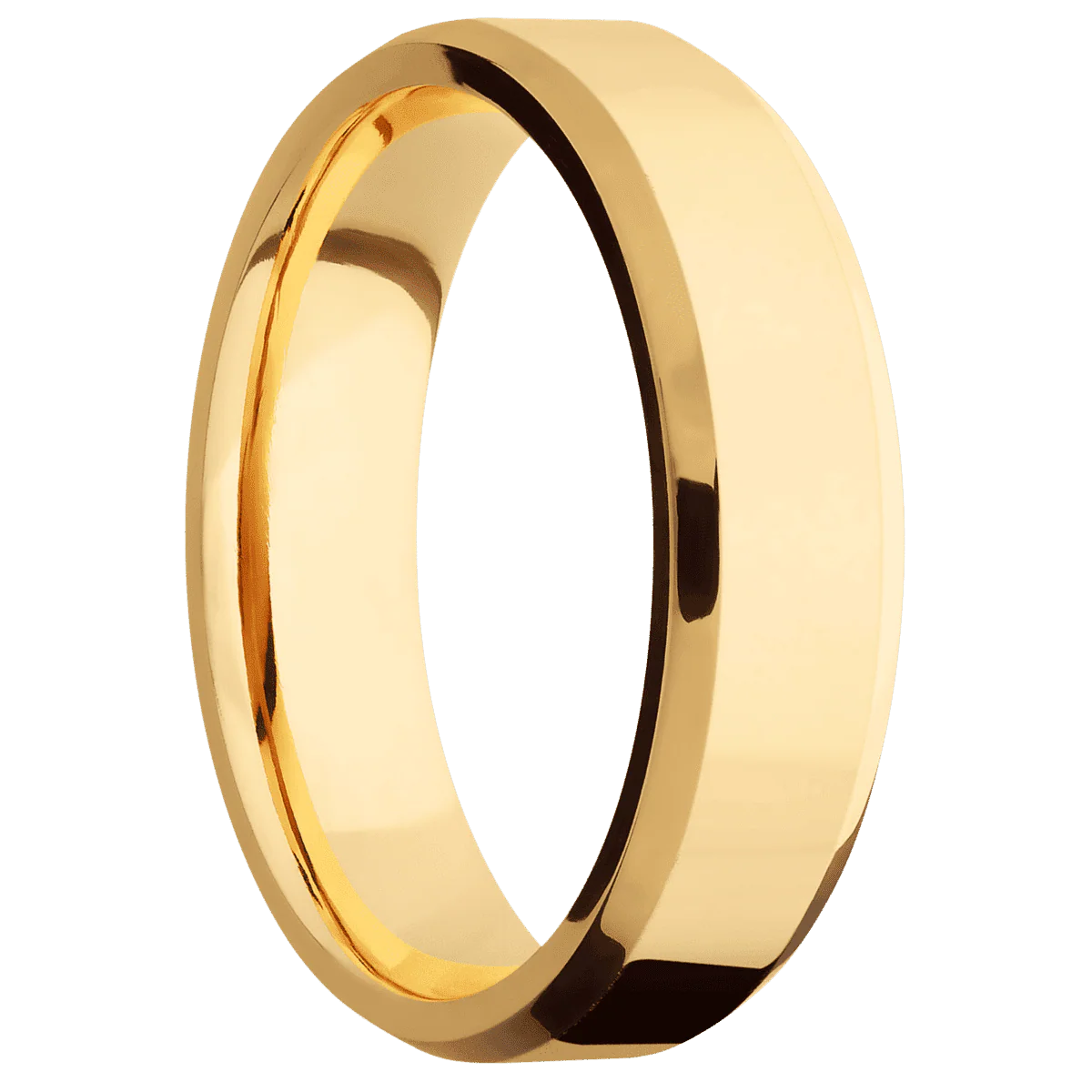 18K Yellow Gold + Polish , Polish Finish