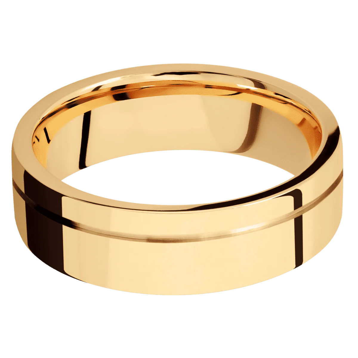 18K Yellow Gold + Polish , Polish Finish - Image 3