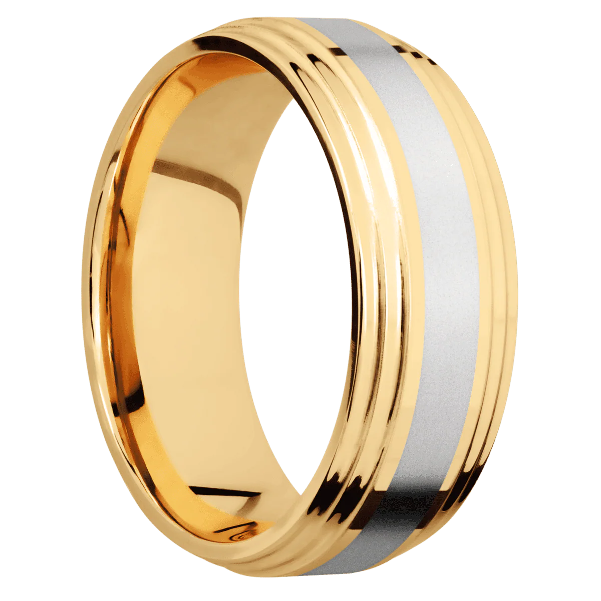 18K Yellow Gold + Polish , Polish Finish