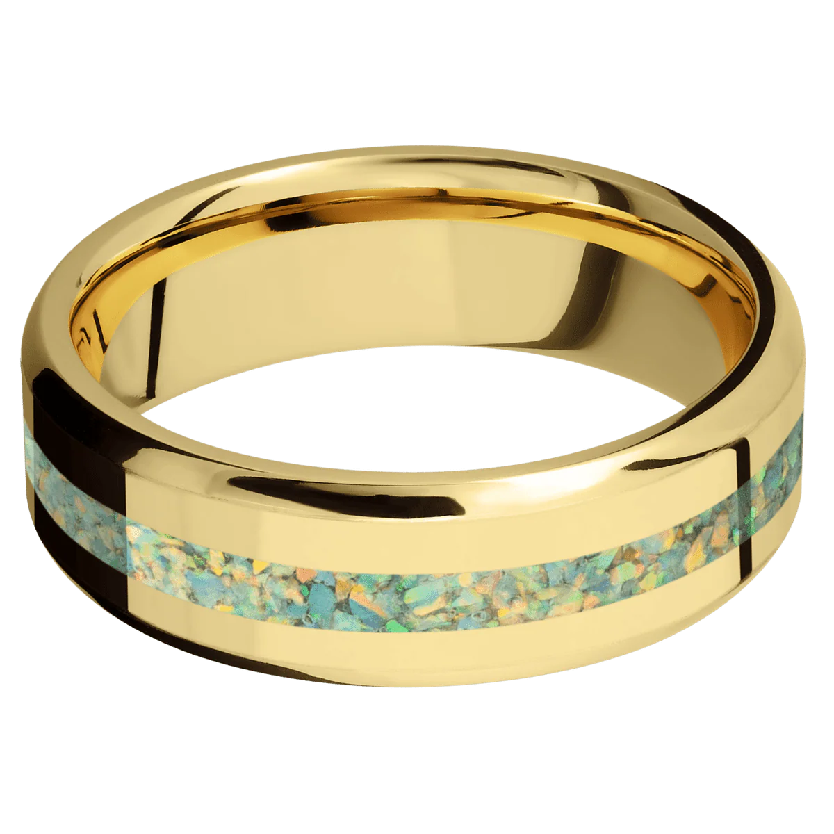 18K Yellow Gold + Polish , Polish Finish - Image 3