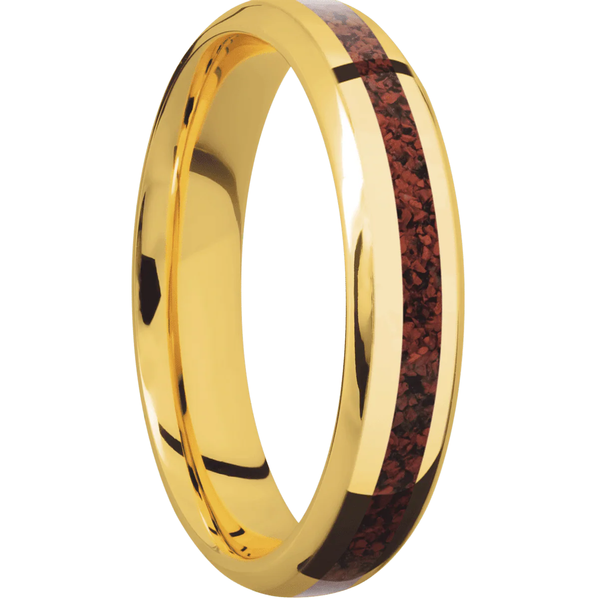 18K Yellow Gold + Polish , Polish Finish