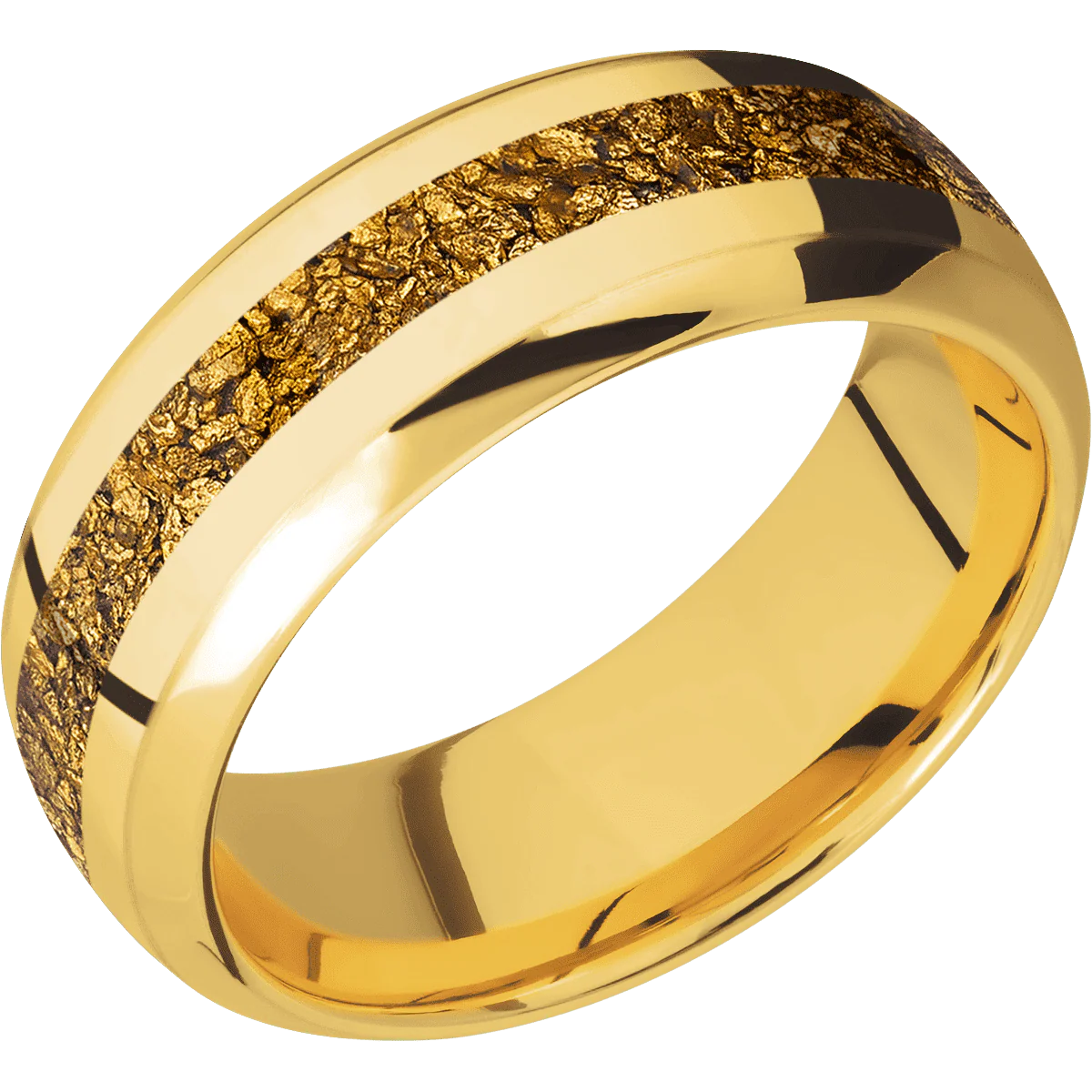 18K Yellow Gold + Polish , Polish Finish - Image 2