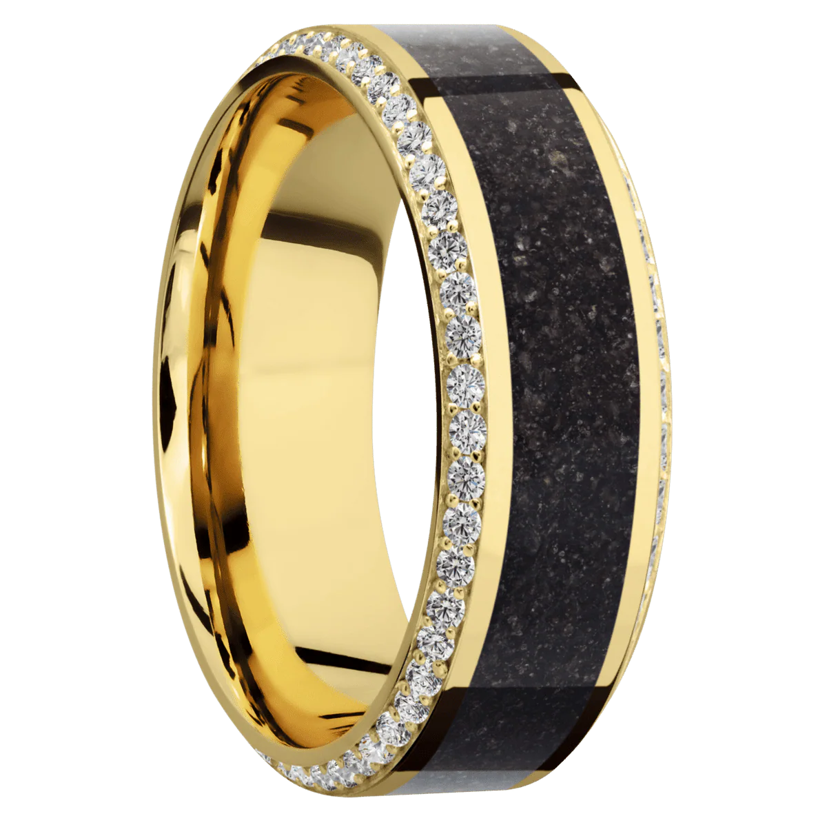 18K Yellow Gold + Polish , Polish Finish