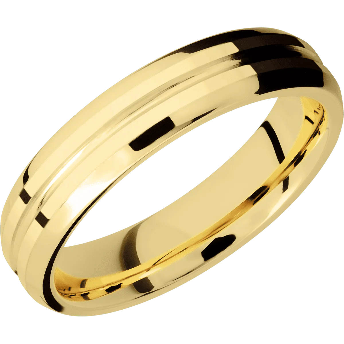 18K Yellow Gold + Polish , Polish Finish - Image 2