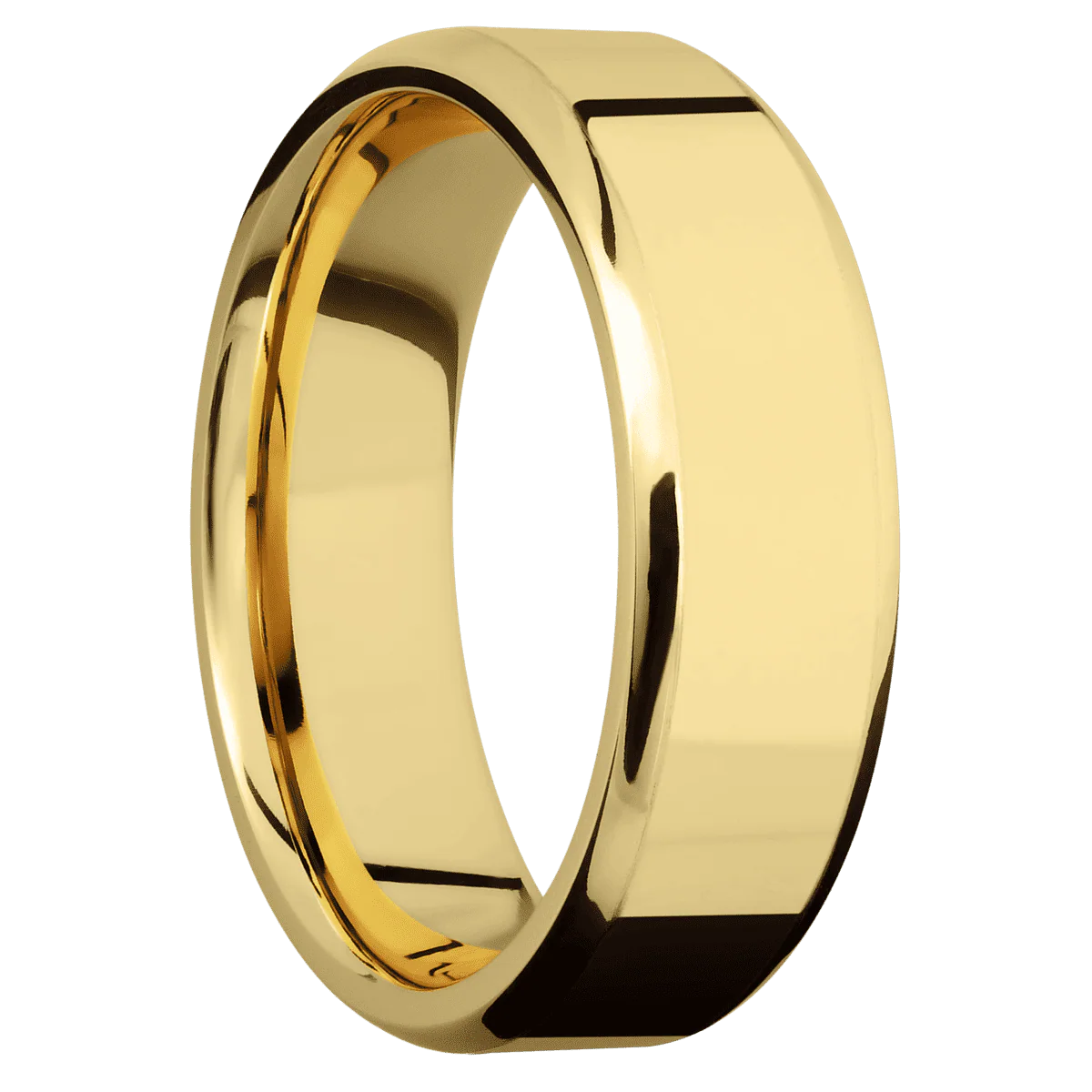 18K Yellow Gold + Polish , Polish Finish