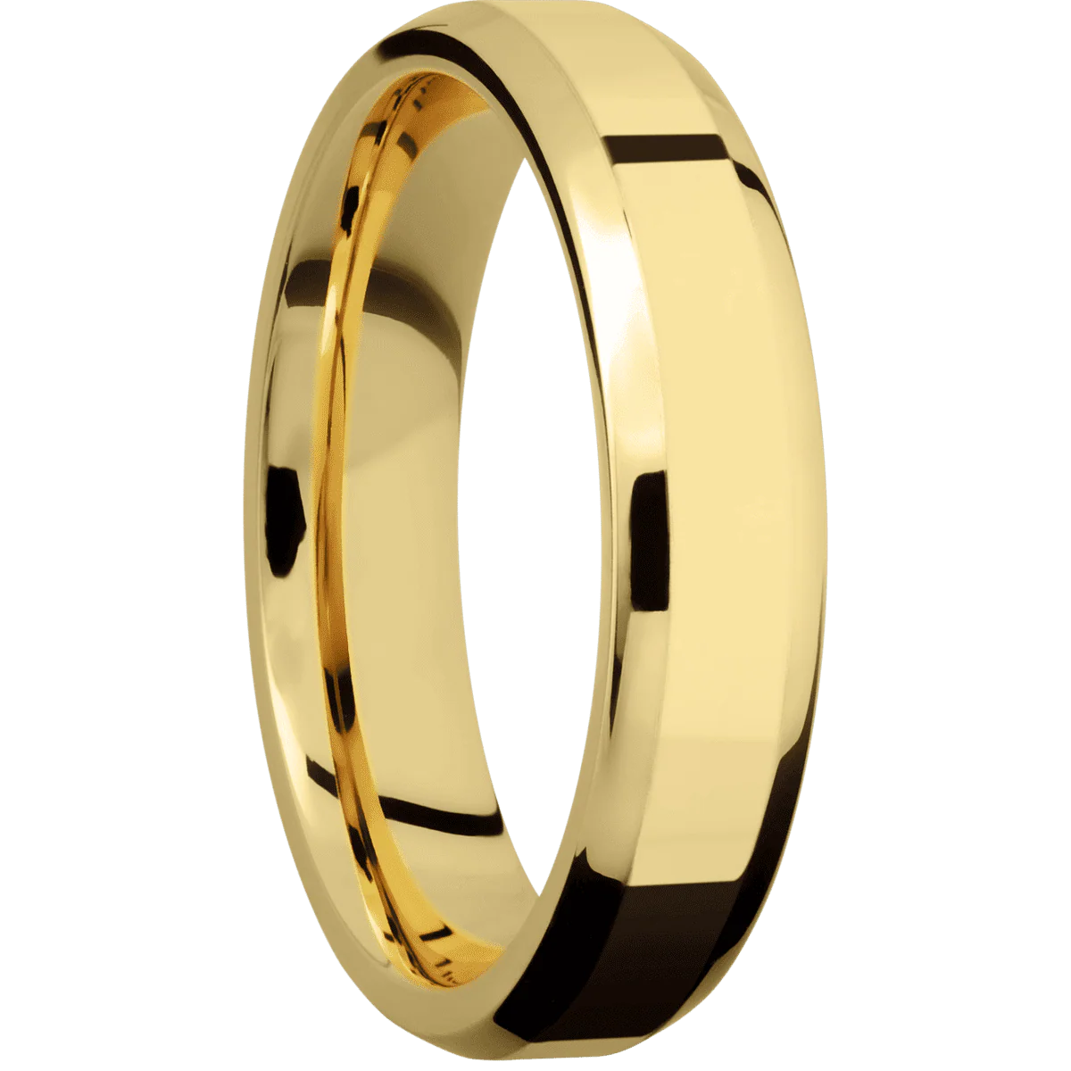 18K Yellow Gold + Polish , Polish Finish