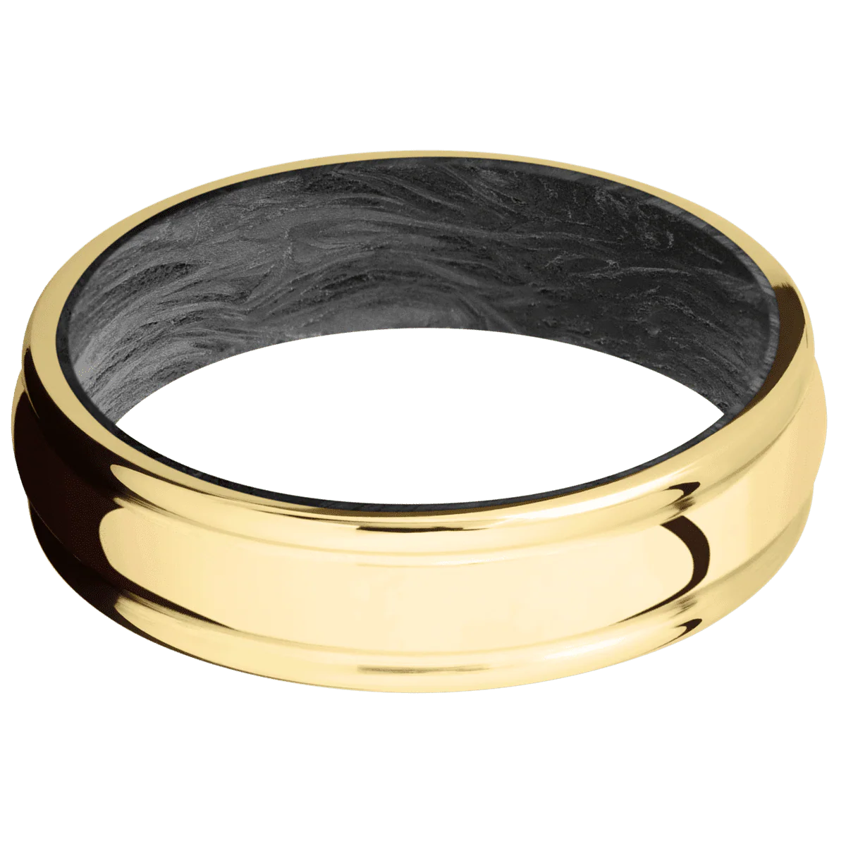 18K Yellow Gold + Polish , Polish Finish + Forged Carbon Fiber - Image 3
