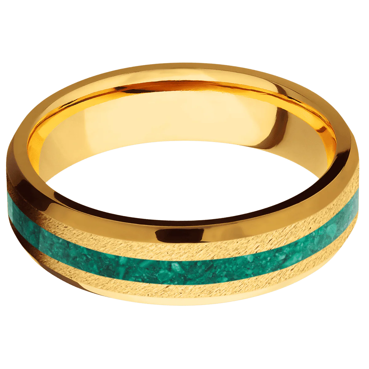22K Yellow Gold + Anglestone , Polish Finish - Image 3