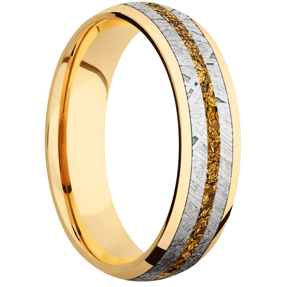 22K Yellow Gold + Polish Finish
