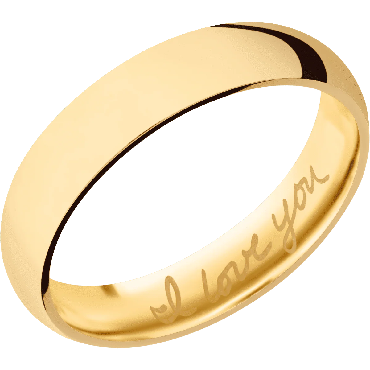 22K Yellow Gold + Polish Finish - Image 2