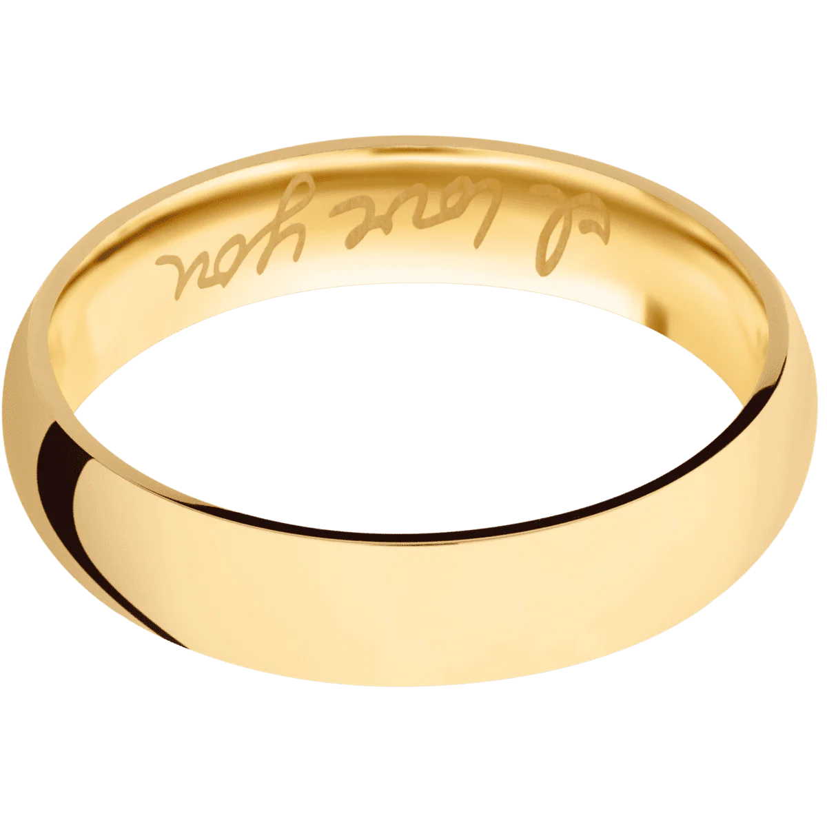 22K Yellow Gold + Polish Finish - Image 3