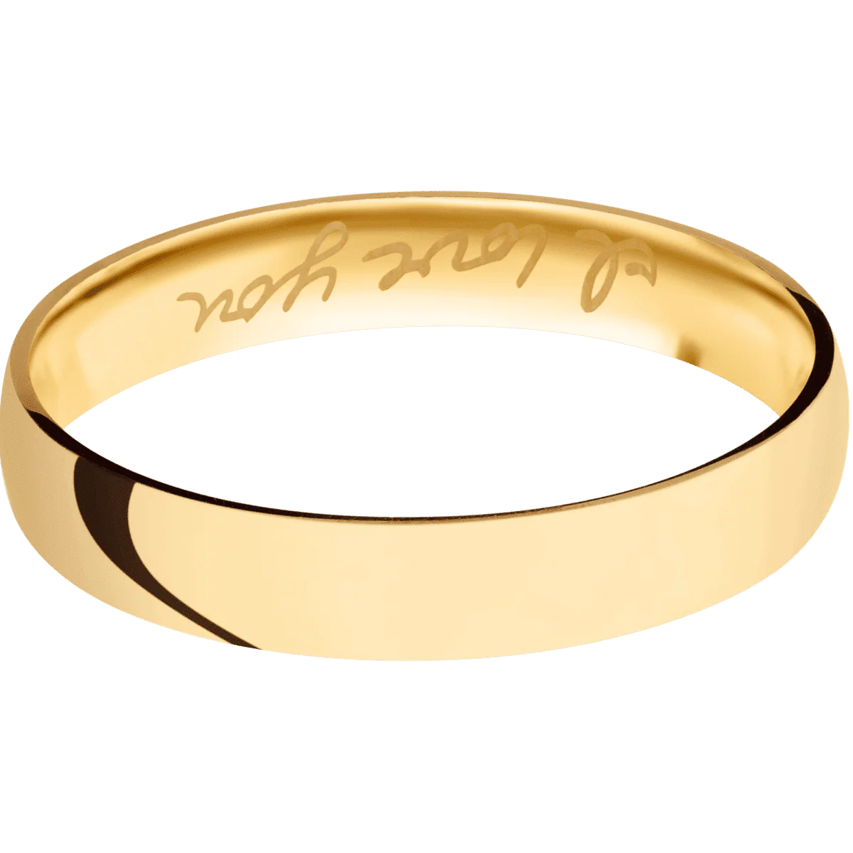 22K Yellow Gold + Polish Finish - Image 3