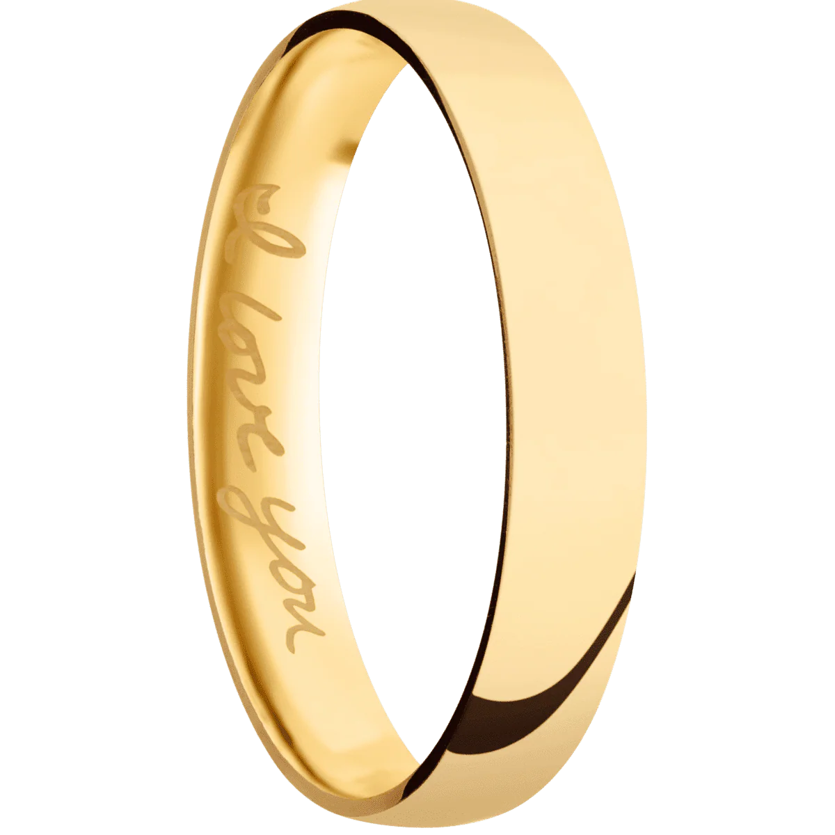 22K Yellow Gold + Polish Finish