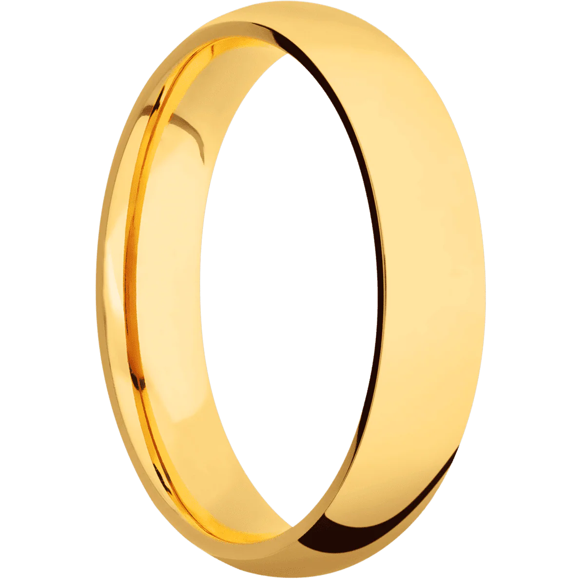 22K Yellow Gold + Polish Finish