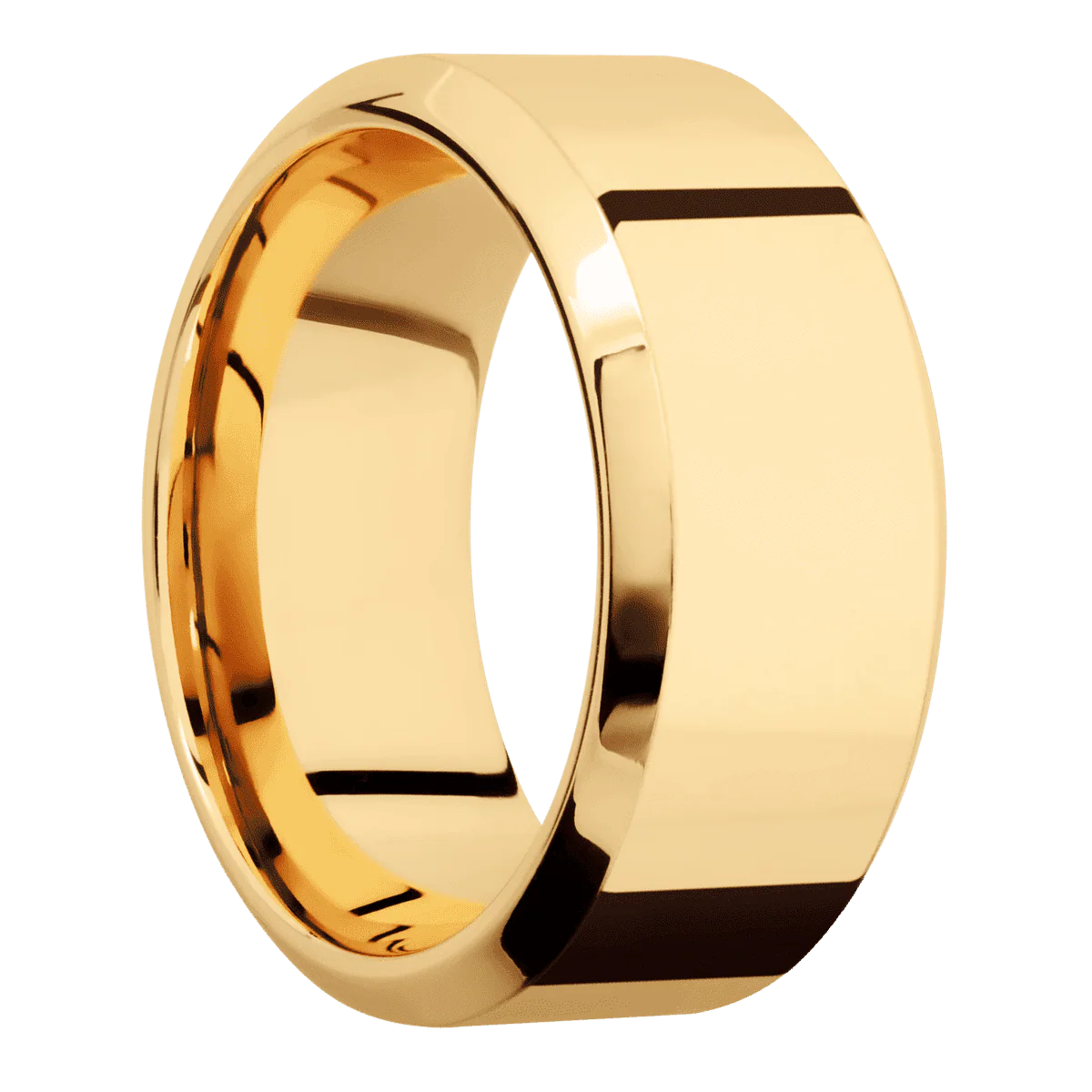 22K Yellow Gold + Polish , Polish Finish