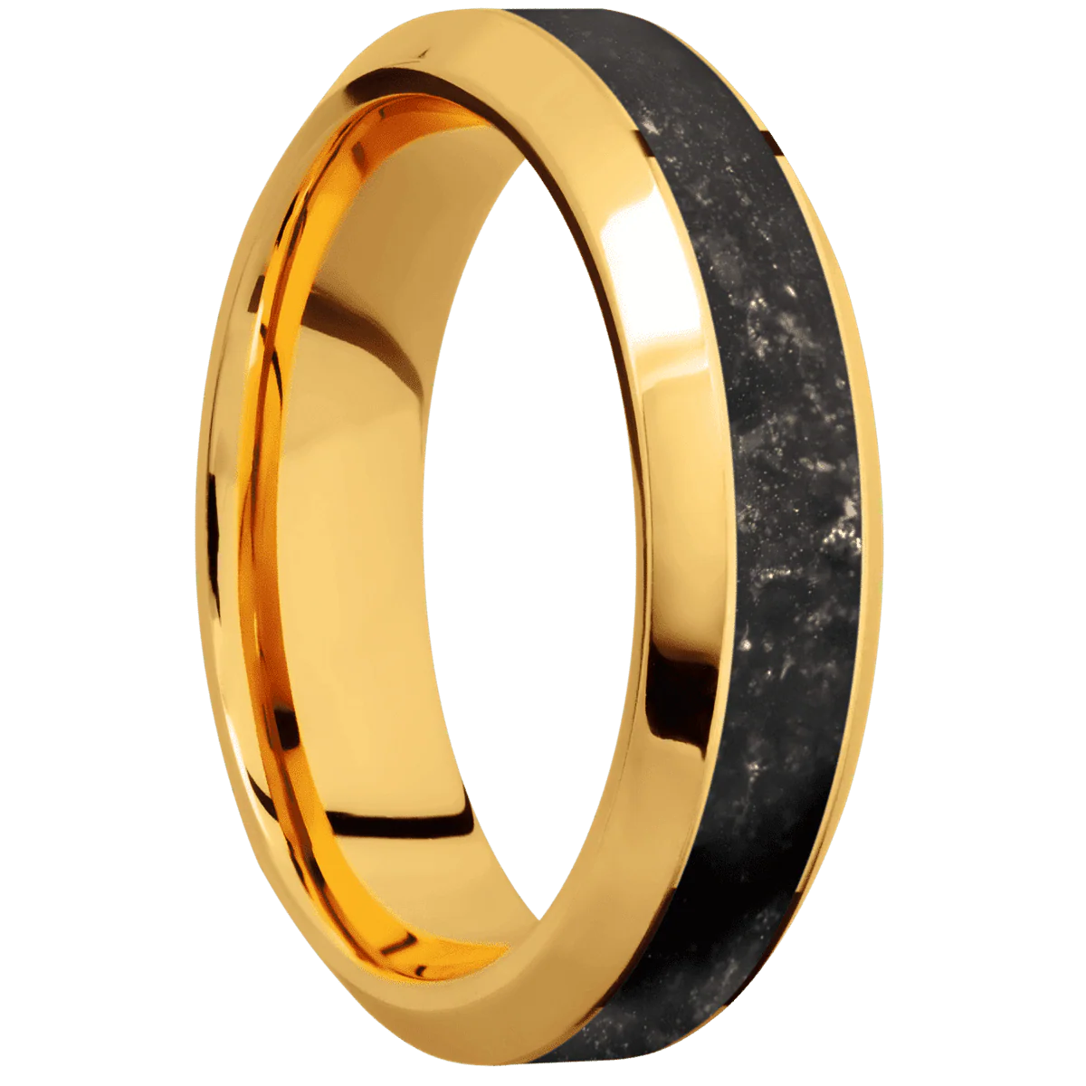 22K Yellow Gold + Polish , Polish Finish