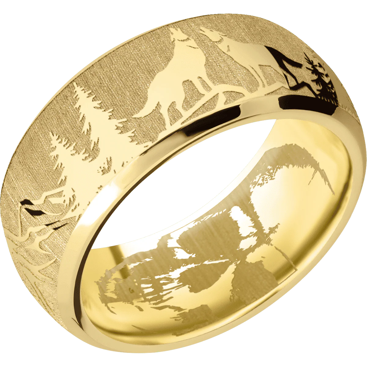 22K Yellow Gold + Polish , Polish Finish - Image 2