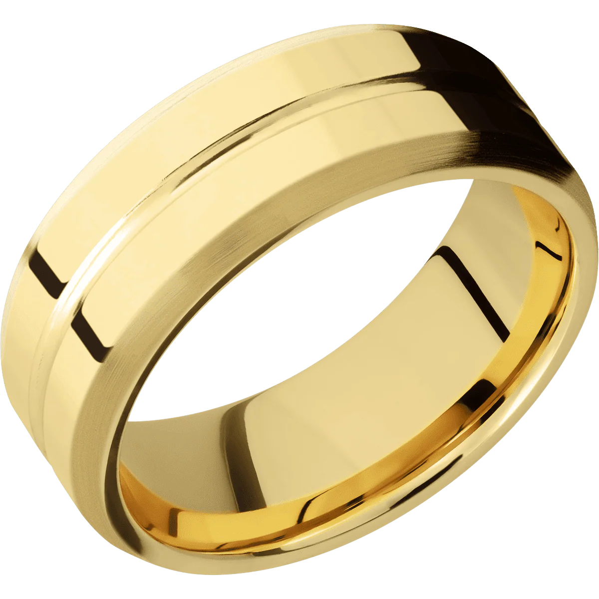 22K Yellow Gold + Polish , Polish Finish - Image 2