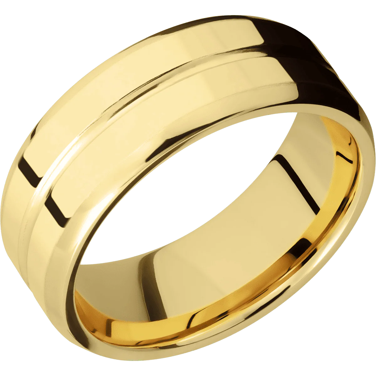 22K Yellow Gold + Polish , Polish Finish - Image 2