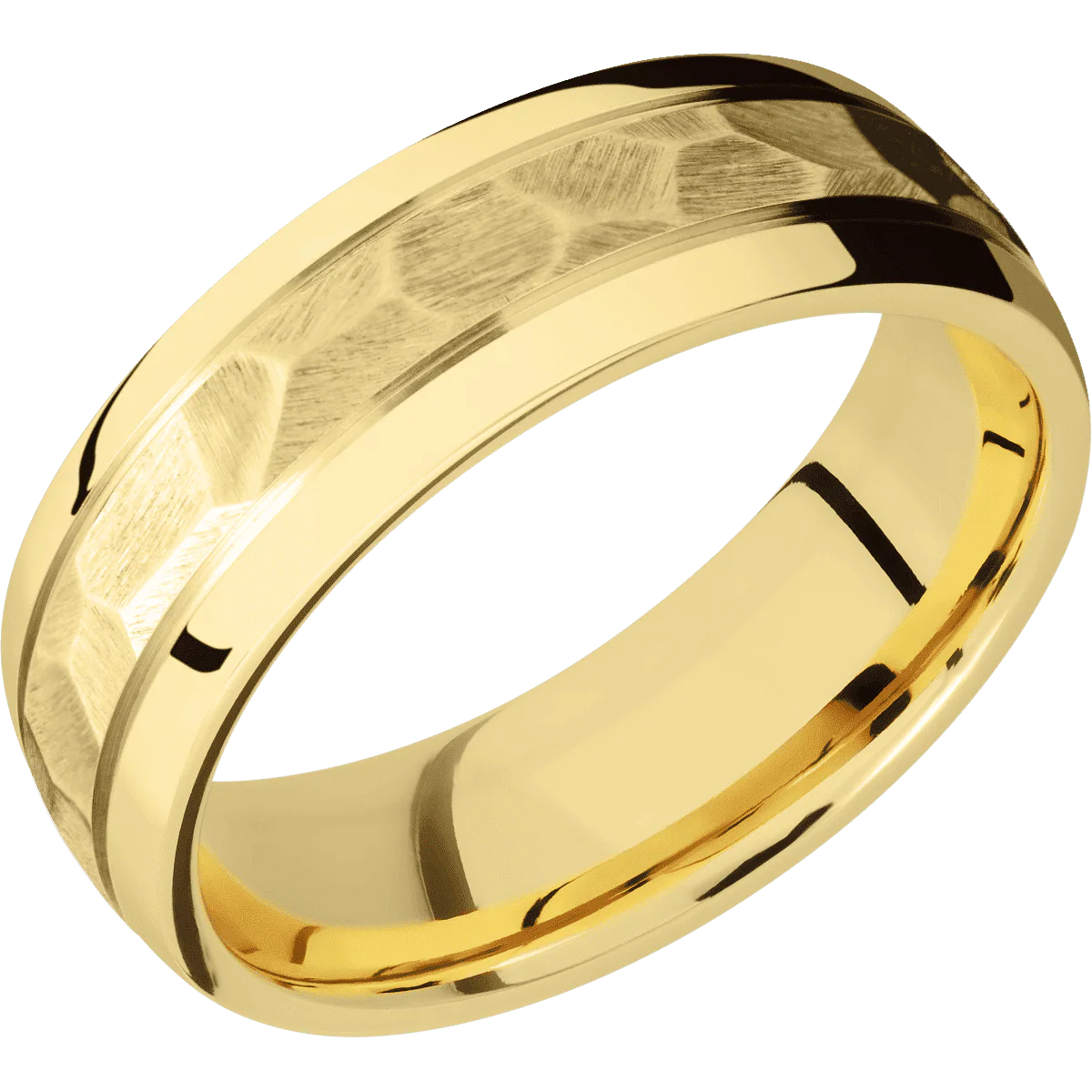 22K Yellow Gold + Rock , Polish Finish - Image 2