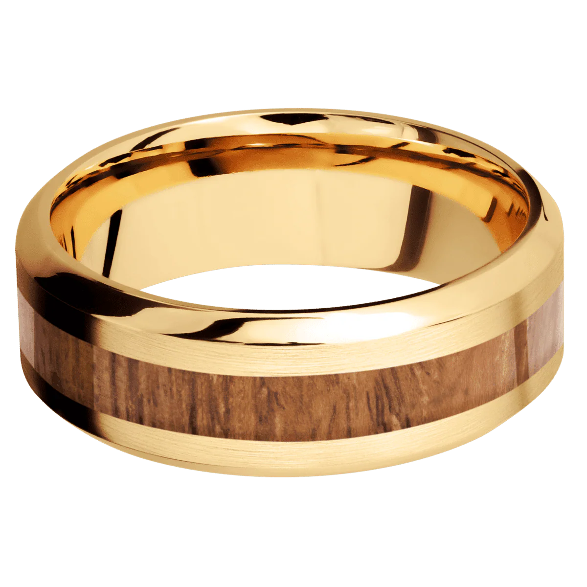 22K Yellow Gold + Satin , Polish Finish - Image 3