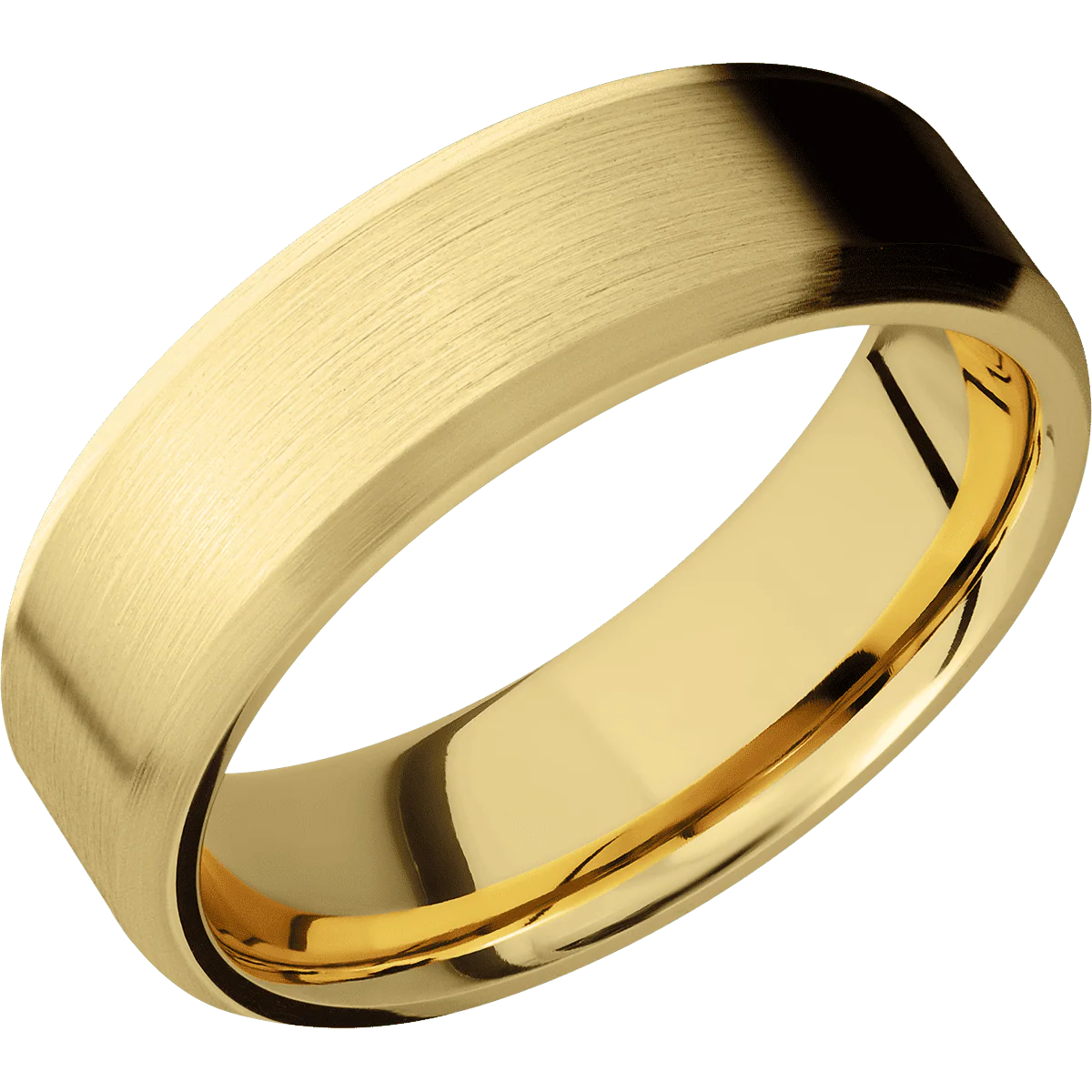 22K Yellow Gold + Satin , Satin Finish - Image 2