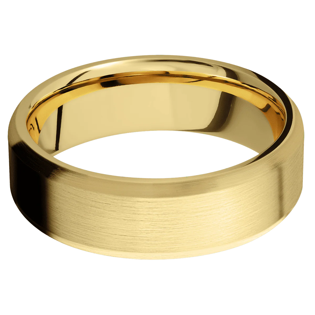 22K Yellow Gold + Satin , Satin Finish - Image 3