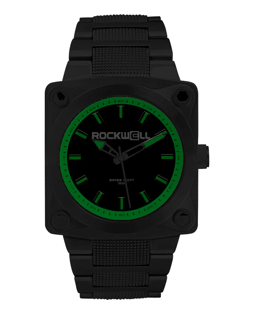 747 (Black/Green) Watch