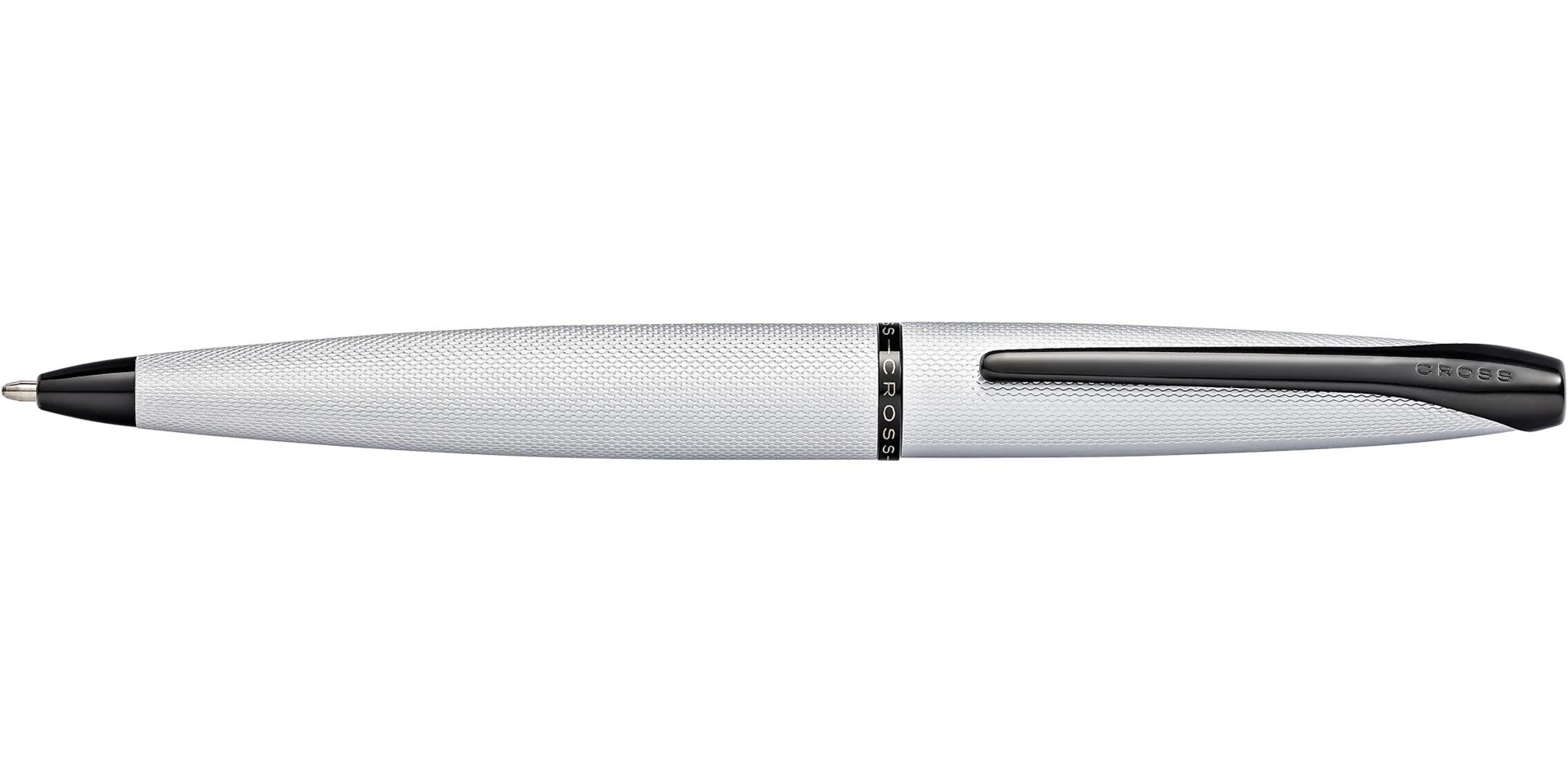 ATX Brushed Chrome Ballpoint Pen - Image 3