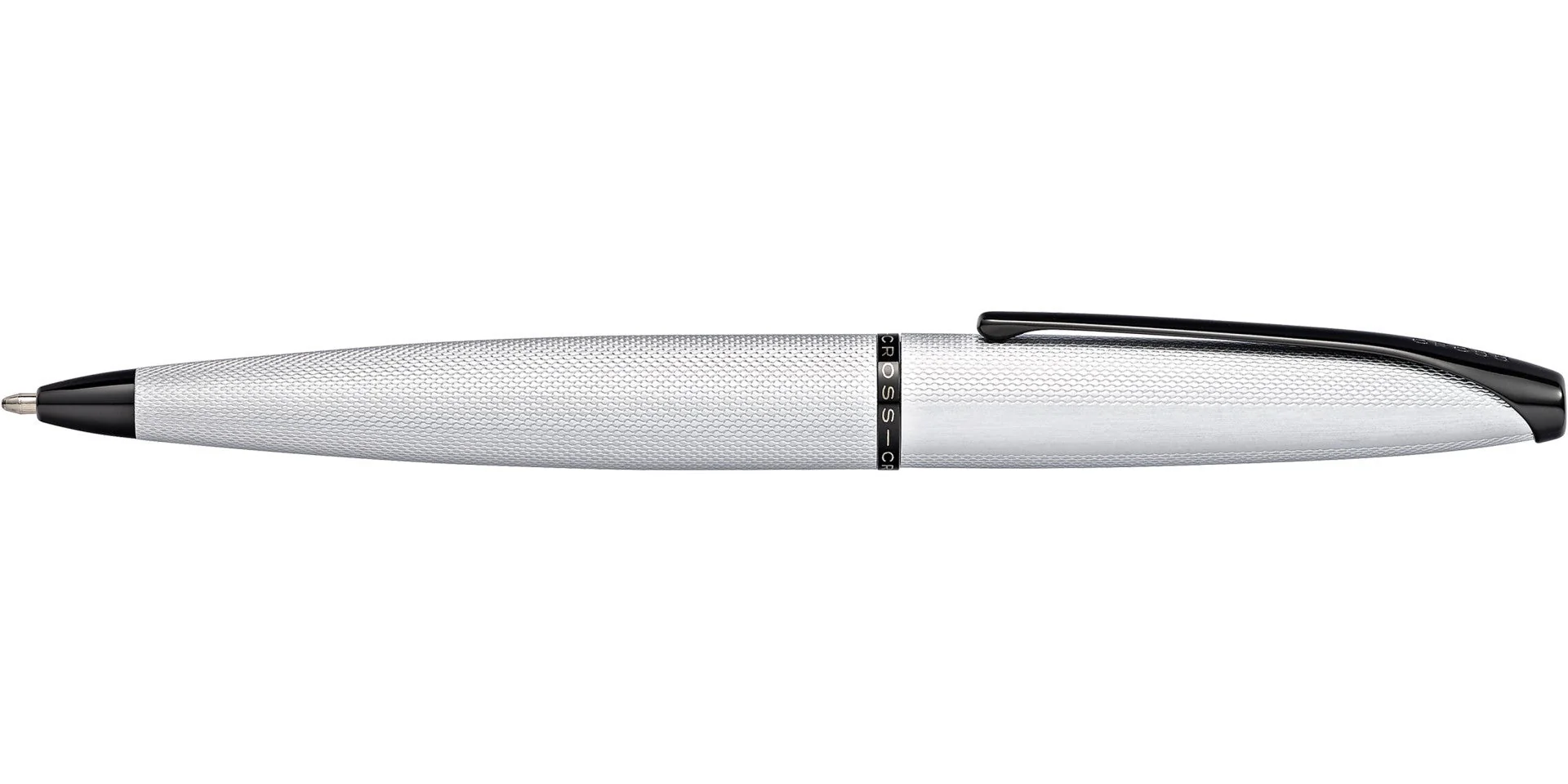ATX Brushed Chrome Ballpoint Pen - Image 4