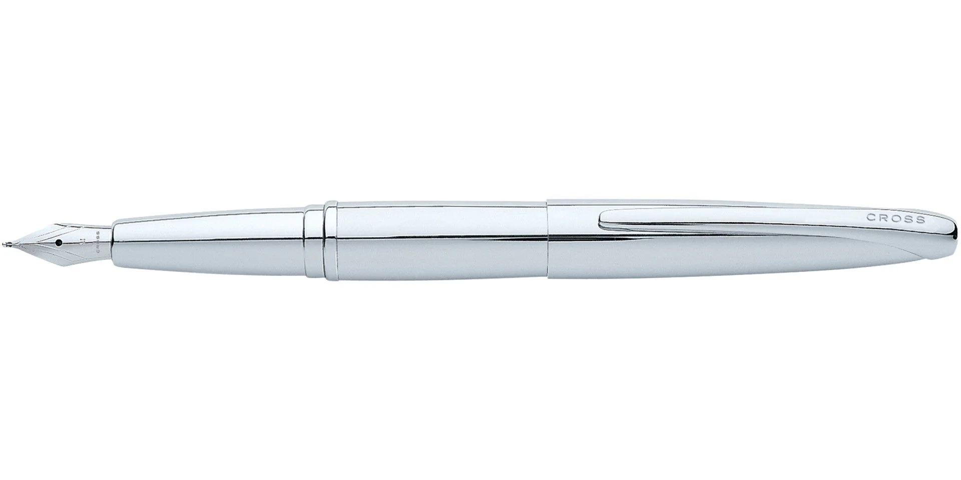ATX® Pure Chrome Stainless Steel Extra Fine Nib Fountain Pen - Image 4