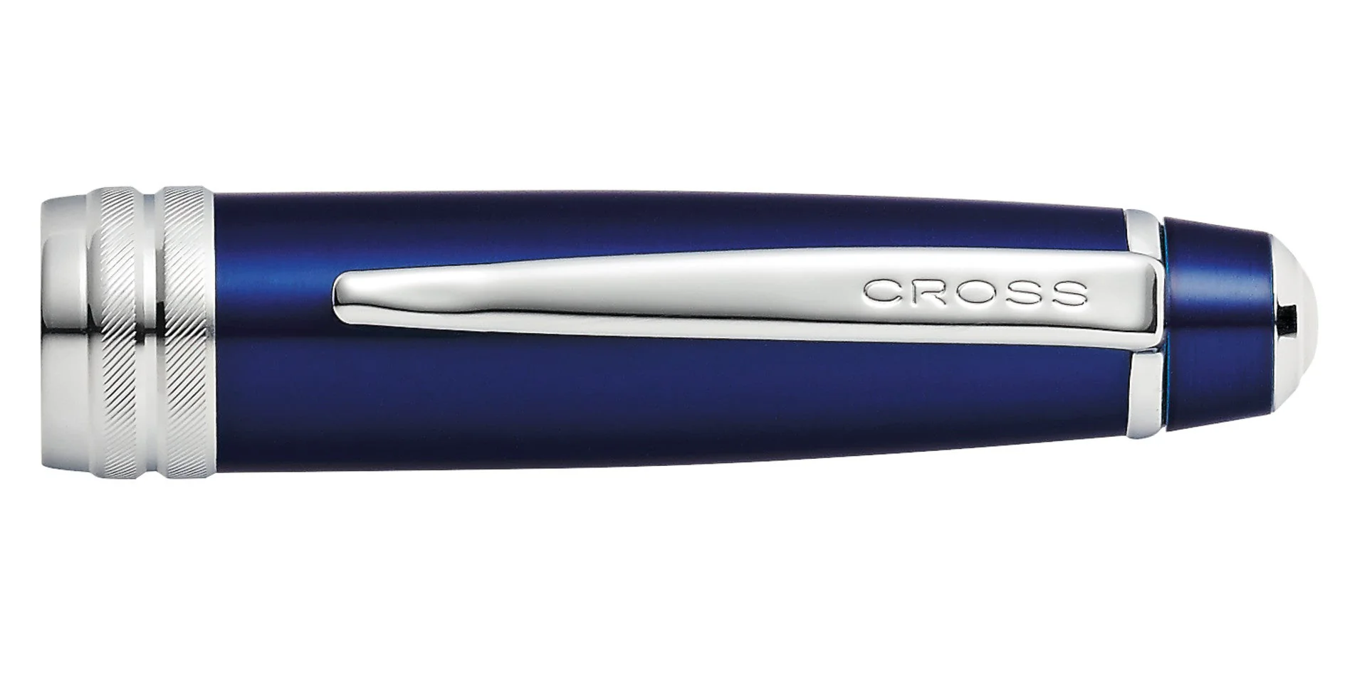 Bailey™ Blue Lacquer Stainless Steel Medium Nib Fountain Pen - Image 3