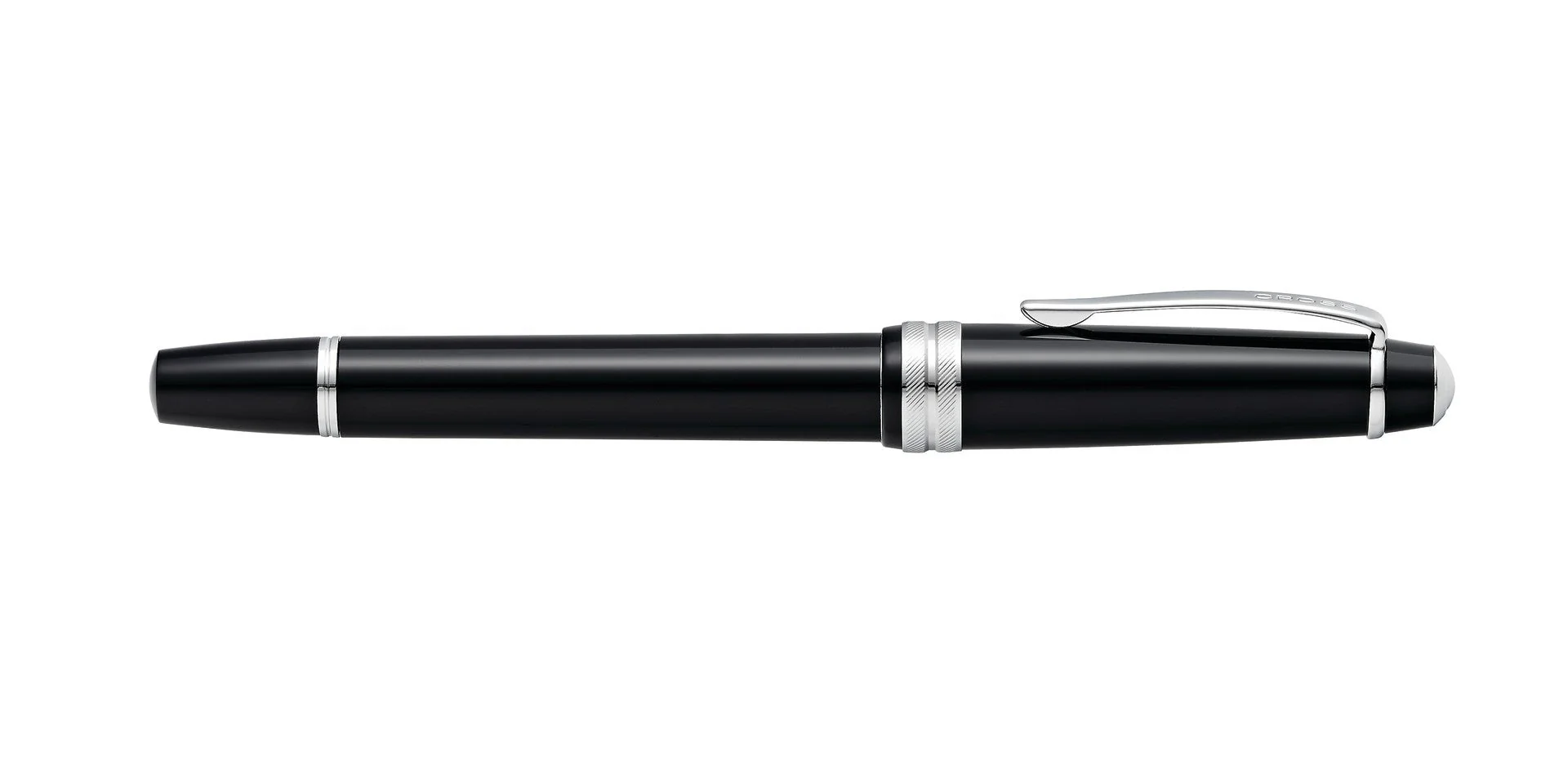 Bailey Light™ Polished Black Resin Extra-Fine Nib Fountain Pen - Image 6