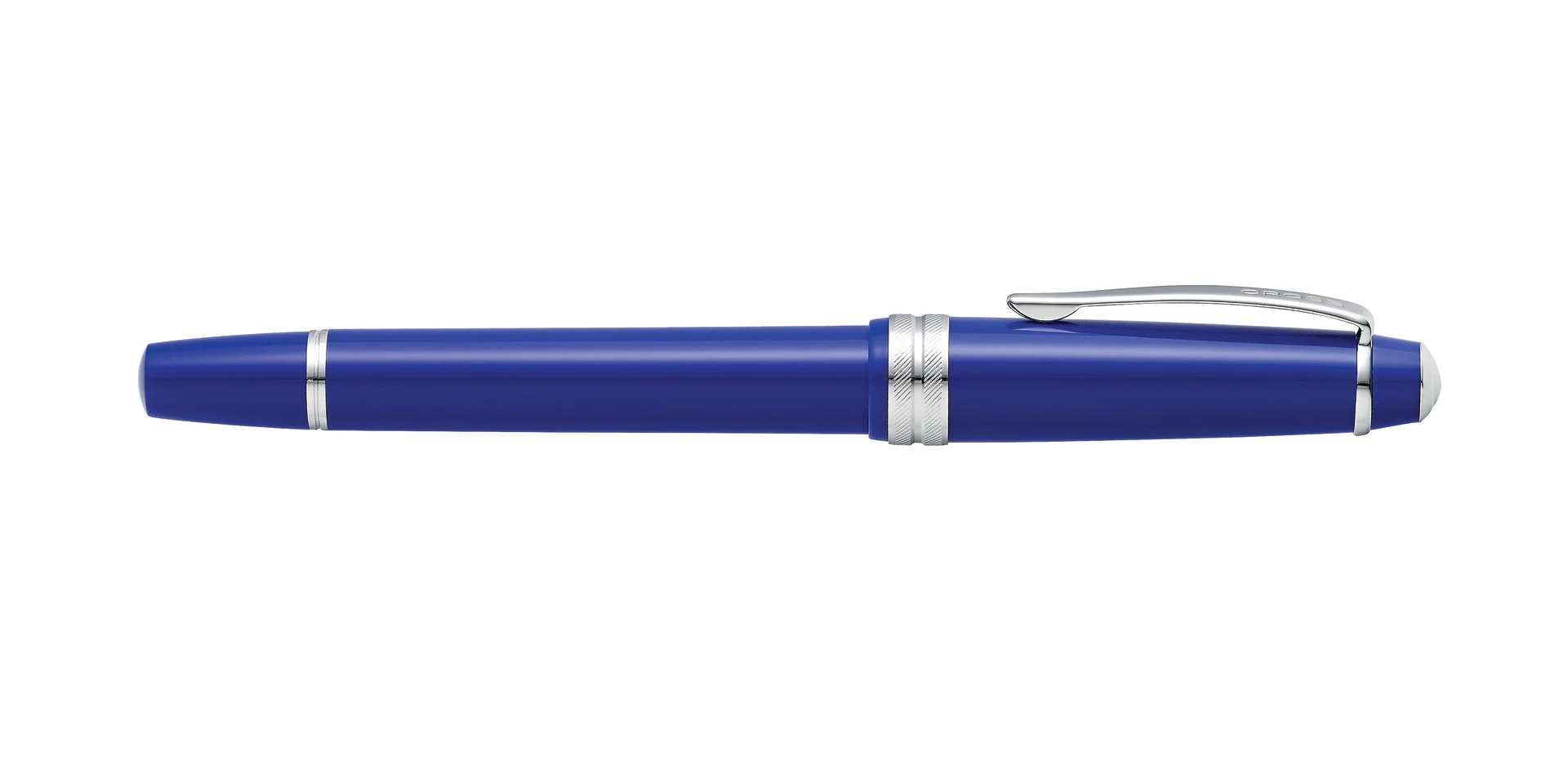 Bailey Light™ Polished Blue Resin Rollerball Pen - Image 6